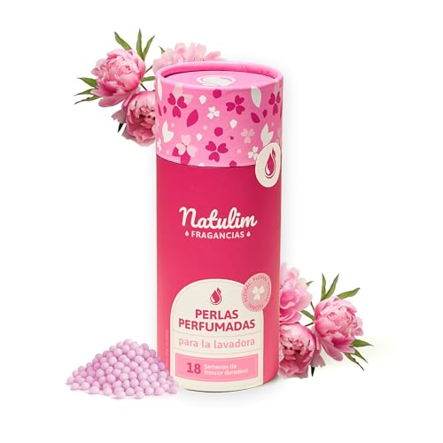 Natulim Perlas Perfumadas - Perlas Aromatizantes para Ropa - Fragancia Duradera - Sin Químicos Nocivos - Apto Pieles Sensibles y todo tipo de Prendas - 30 Lavados (Fragancia Floral)