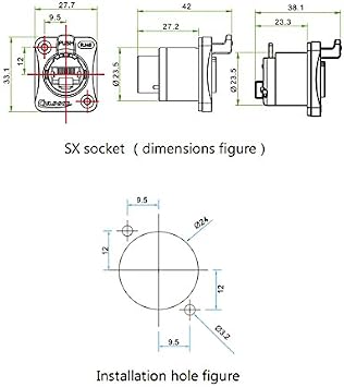 CNLINKO RJ45 Ethernet Industrial Circular Connector, Male Plug & Female Panel Mount Receptacles Socket Jack, Outdoor Waterproof IP67, Metal Case, Fast Data