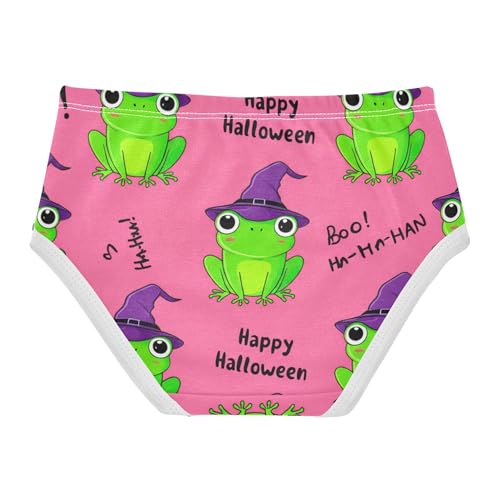 Girls Underwear Toddlers 2t Cotton Cute Panties Girl Animals Briefs Undies Kids Cute Green Frogs Wizard Pink2