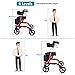 Rollator Walkers for Seniors- Rollator Walker with Seat 8