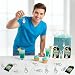 Festiblast 72Pcs Bruh Party Favors, Blue Green Bruh Thank You Tags Funny Gesture Keychain Organza Bags Kit for Boys Teenager Men Birthday Party Baby Shower Supplies