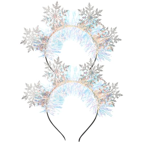 Bandeau de Noël flocon de neige pour cheveux accessoire coiffure fille et femme