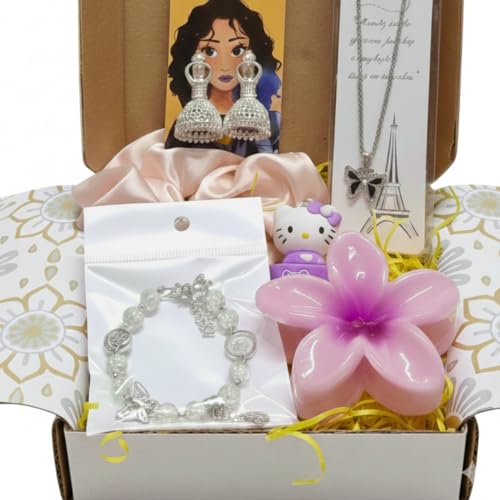 Valentine’s Day Gift Hamper for Women | Earrings, Necklace, Brace...