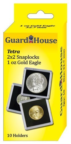 Guardhouse – 2×2, 1 Oz AGE Tetra Snaplock, Coin Holders-10...