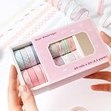 FLY CHOICE Washi Tape Set, 20 Rolls of Colorful Washi Tape, Decorative Tape for Arts and Crafts,...