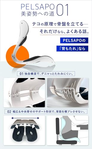 UMikke 姿勢サポートチェア PELSAPO ブラック UMikke の商品画像 5