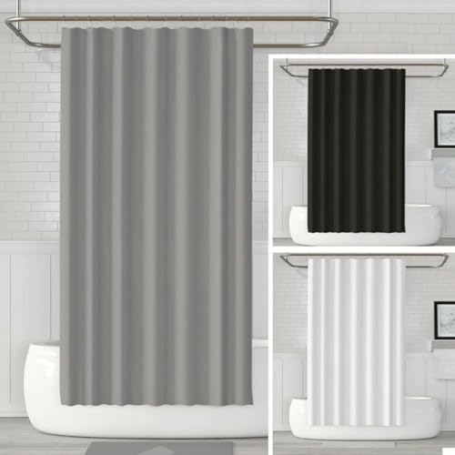 Rideau de douche polyester pour stopper l'eau dans la salle de bain