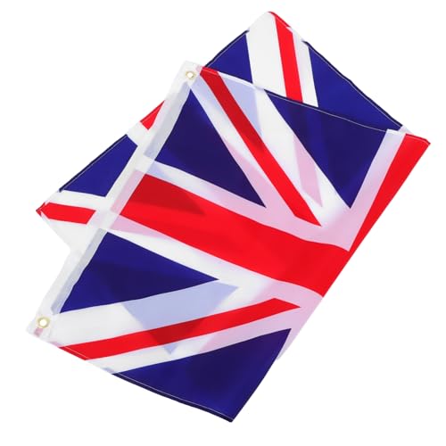 ibasenice Drapeau Drapeau National pour Festivals et Décor de Bureau Aux Déchirures Polyester Décoration Suspendue pour Événements et Extérieurs