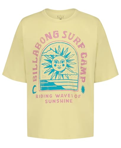 Image of Billabong Girls' Premium Short Sleeve Oversized Fit Graphic T-Shirt