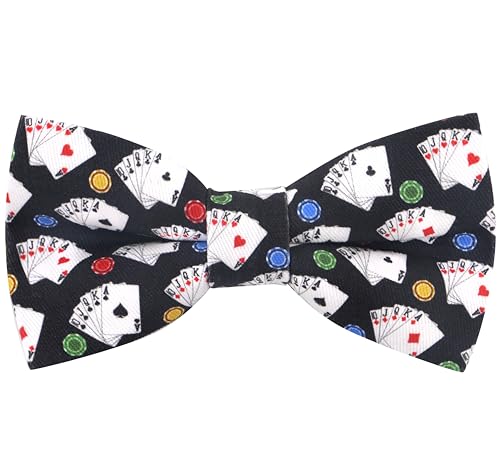 Image of Colorful Fun Pattern Pre-Tied Bow Tie Mens Floral Space Adjustable Bowtie