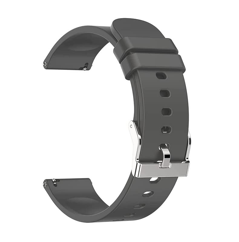 Image of Smart Watch Strap Compatible with Fire-Boltt Hurricane Pro (1.39 inch) Bsw101 Smart Watch - Soft Silicone Strap