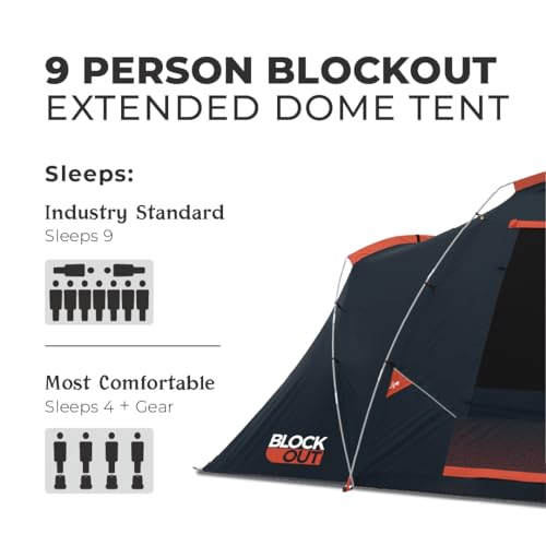 CORE 9 Person Dark Room Tent