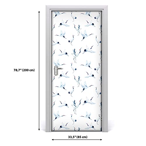 Vinilo para puerta autoadhesivo extraíble de 70x200 cm para pared 4