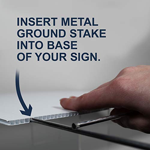 Headline 5502 Sign - Blank Yard Sign And H-Frame Ground Stake Sign Holder Set thumb #2