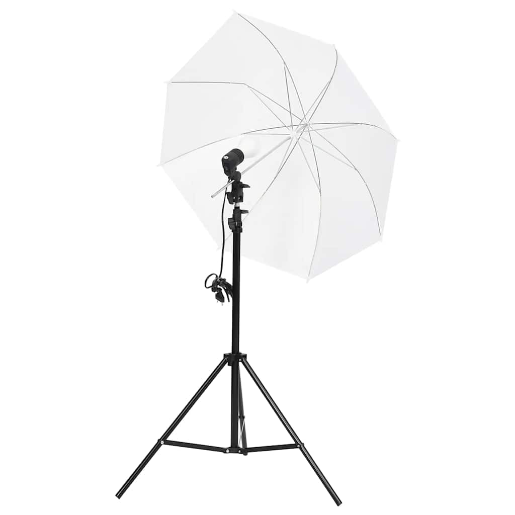 Zestaw do studia fotograficznego z oświetleniem, systemem tła i reflektorem, softboxem i parasolem, zestawem fotograficznym z torbą do przenoszenia, sprzętem do studia portretowego