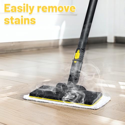 10 Waschbare Mikrofaser-Tuchset (Bodendüse + 5 Handdüse) für Kärcher Dampfreiniger EasyFix SC 2, SC 3, SC 4, SC 5, Ersatztuch für alle Böden, hervorragende Reinigungsergebnisse