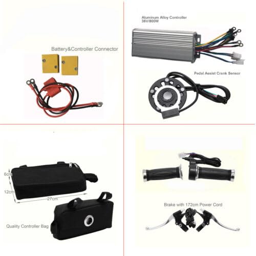 26 Zoll 36V 800W E-Bike Hinterrad Umbausatz LCD Motor Conversion Kit(außer Batterie)