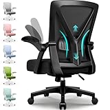 Airchros Bürostuhl Ergonomisch,Schreibtischstuhl mit Hochklappbaren Armlehnen,Einstellbare...
