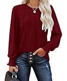 Ocasión: este jersey de mujer es perfecto para deportes y fitness, compras, citas con amigos y uso diario en casa. La sudadera casual de ajuste holgado para mujer también es una gran opción para mujeres embarazadas. Muy elástico y sin elasticidad en la zona del vientre, camisetas para mujer de tallas grandes.