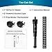 DaToo Aquarium Heater Adjustable 25W Submersible Fish Tank Heater with Electronic Chip Thermostat Suitable for Marine Saltwater and Freshwater