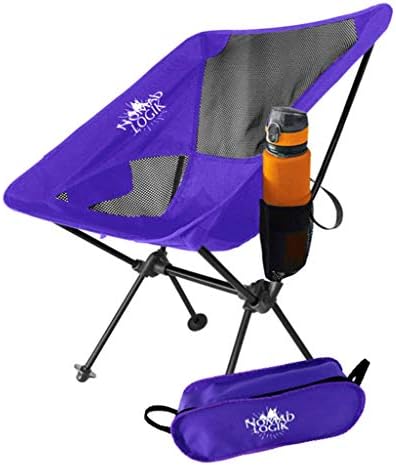 Nenda Lightweight Compact, Portable, Folding, Camping & Backpacking Chair with carry bag, pocket & cup holder for Trail, Hiking, Beach