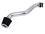 Rtunes Racing Short Ram Air Intake Kit + Filter Combo Compatible For 92-96 Honda Prelude / 94-97 Honda Accord L4 (Black)