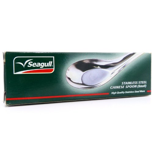 Seagull Stainless Steel Chinese Soup Spoons SMALL (12 Pack)