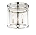 Savoy House 6-1043-3-109, Penrose 3-Light Semi-Flush, Polished Nickel