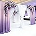 49ft*10ft Adjustable Telescopic Pipe and Drape Backdrop Stand Kit Splitly, Adjustable Photography Background Frame Support Back Drop Stand for Wedding Party Event Studio Decoration Trade Show