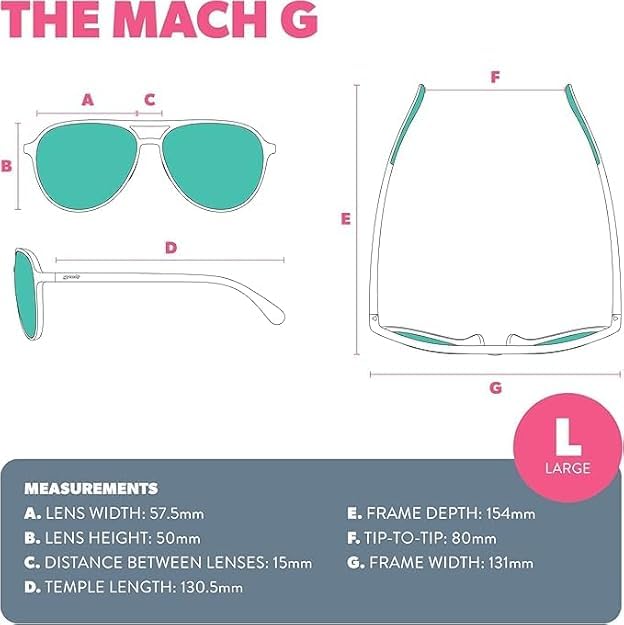 Image of goodr Mach G Polarized Sunglasses Women & Men