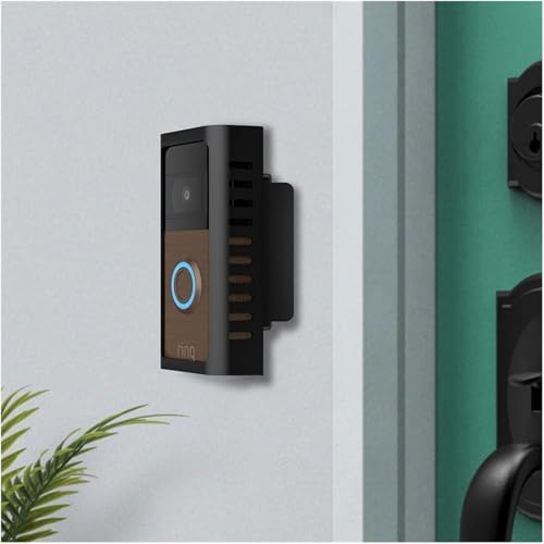 1 PC Anti-Theft Video Doorbell Door Mount Metal for Ring Video Doorbell Mount Adjustable Mounting Bracket Holder for Hom - Additional View