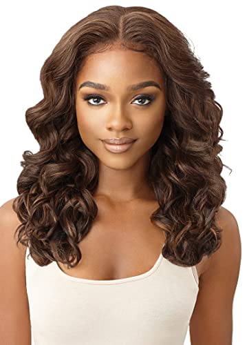 Outre Lace Front Perfect Hairline Fully Hand Tied 13x6 HD Lace Wig FABIENNE (1B)