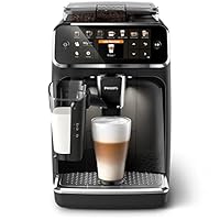 Philips Kaffeevollautomat der Serie 5400 – Espressomaschine für 12 Getränke, schnell reinigendes LatteGo System, intuitives TFT-Display, anpassbare Kaffeeeinstellungen (EP5441/50)