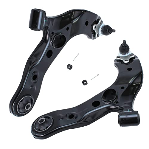 Image of Detroit Axle - 8pc End Kit for Toyota RAV4 Lexus NX200t NX300 NX300h, 2 Front Lower Control Arms with Ball Joints 2 Front Outer Tie Rods 4 Front Rear Sway Bar Links Replacement