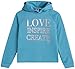 RBX Girls' Active Sweatsuit - 2 Piece Fleece Crop Pullover Hoodie Sweatshirt and Yoga Leggings - Clothing Set for Girls, 7-16, Size 7-8, Cameo Teal