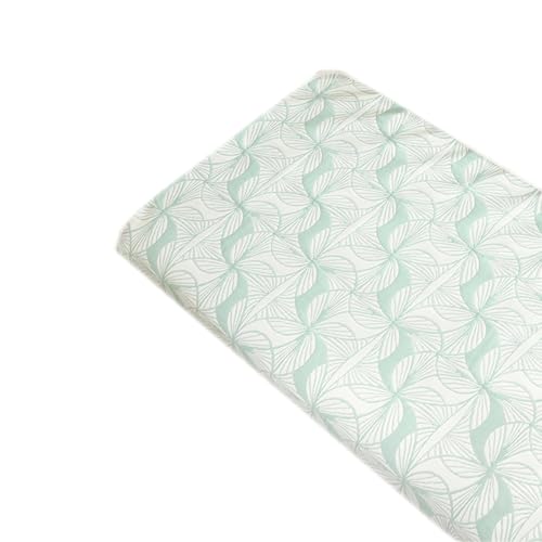 Cómoda sábana de algodón suave y fresca, diseño de 6 capas, fácil de lavar, para recién nacidos y niños pequeños, funda de colchón absorbente para cuna