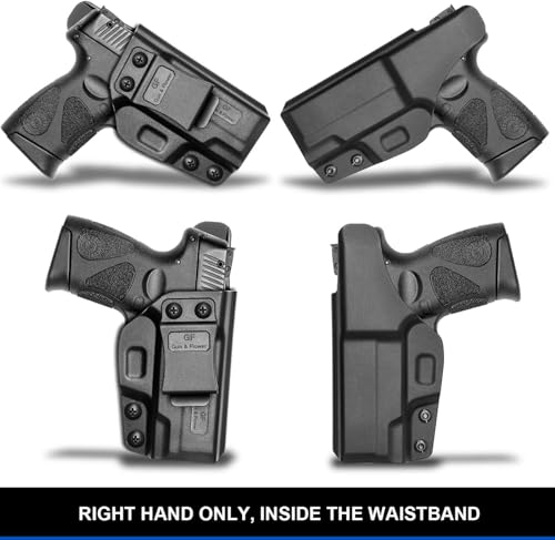 GUN & FLOWER IWB Conceal Carry Holster Compatible for G3C / G2C / PT111 / PT140, Inside Waistband 9mm Polymer Holster | Adj. Cant & Retention | Right-Hand Draw - Thumbnail 7