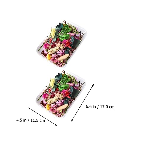 Flores secas para manualidades ORFOFE paquete variado miniatura 6