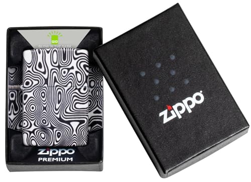 Image of Zippo Glowing Swirls Design 540 Color Glow in the Dark Pocket Lighter