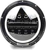 Pour FB Pour Mondial HPS 125 SHENHUO Ensembles de phares Ensemble de phares pour moto pour FB pour Mondial HPS 125, Angel Eyes(80w 03)