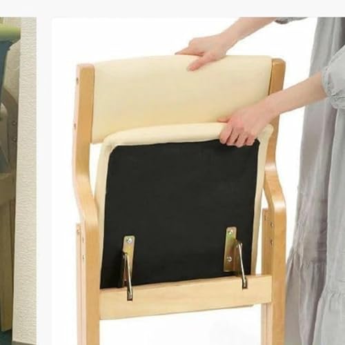 折りたたみチェア 2脚セット PUレザー 木製 背もたれ付き 完成品 組み立て不要 [3]