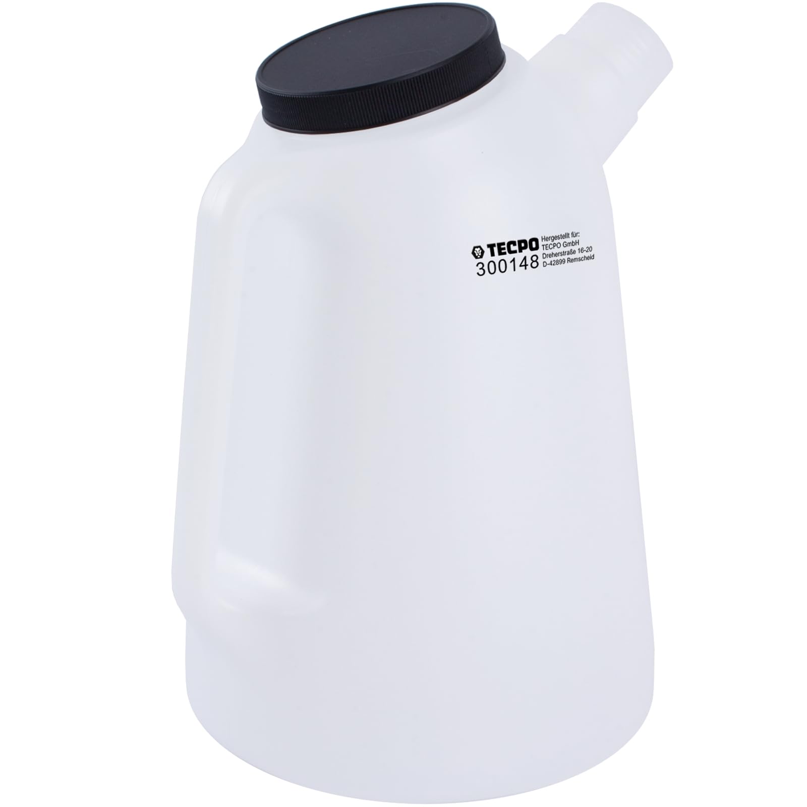TECPO 3 carafes à huile, carafe de remplissage de 5 l, verre doseur, bec verseur