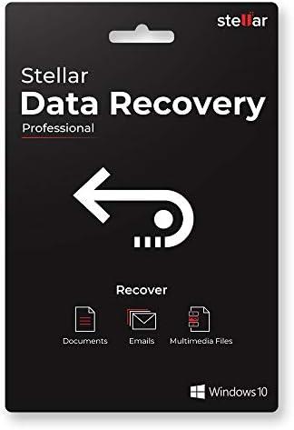 Stellar Data Recovery Software v9.0 | For Windows | Professional | 1 PC 1 Yr | Activation Key Card