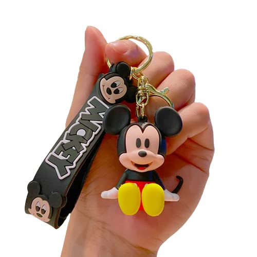 YOMNACute Keychain, Cartoon Anime Keychain, Action Figure Keyring Cute Cartoon Figure Pendant Model Dolls Kids Gift Toy-