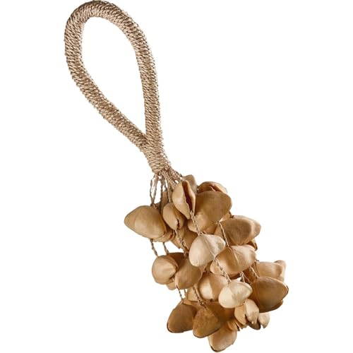 Sonic Energy Kenari Nussschalen Shaker – Ca. 23 cm – Soundeffekt-Instrument für Therapie und Percussion – Mit Handgelenkband (SKRS)