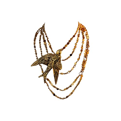Collier oiseau multicouche pour sublimer une robe de soirée décolletée