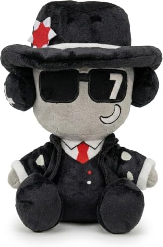 Filitask Chance Plush Pillow for Fans and Collectors, 9 to 11 Inch Cool Cartoon Game Character with Dual-Pose Sitting & Standing, Soft Collectible Plushie for Desk and Home Decor