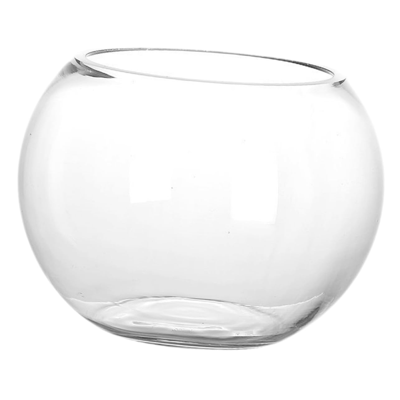 Acquario Rotondo Decorativo in Multifunzione Per Pesci Betta Per Ufficio Casa Moderno Design Salvaspazio