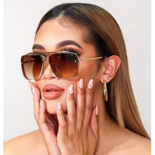 Pickelect Aviator Sunglasses, Pickelect Pe04 Sunglasses, Gradient Uv400 Protection, Tangle Free Square sunglasses, Unisexl3