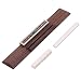 Yibuy Classical Guitar Bridge Rosewood Bone Saddle Nut Replacement w/Abalone Shell